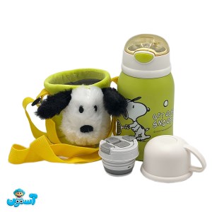 قمقمه 450 میل لباس دار طرح اسنوپی