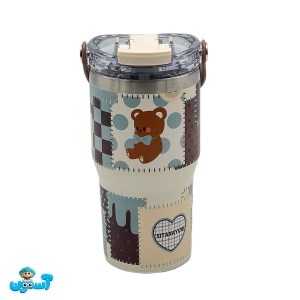 تراول ماگ دو حالته سیتارایوری 600 میل طرح دار 052