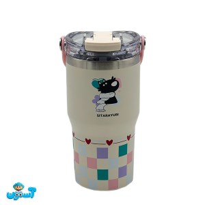 تراول ماگ دو حالته سیتارایوری 600 میل طرح دار 052