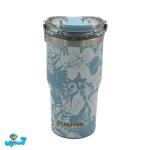 تراول ماگ دو حالته سیتارایوری 600 میل گل دار 044