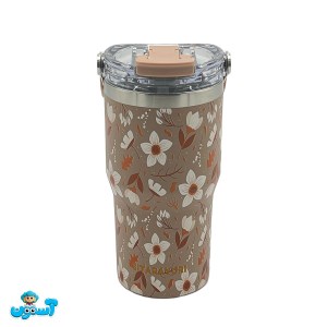 تراول ماگ دو حالته سیتارایوری 600 میل گل دار 044