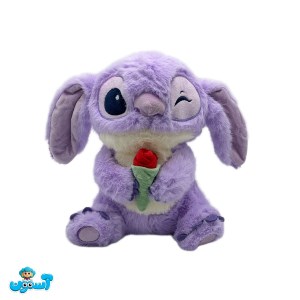 عروسک استیج شاخه گل به دست بنفش