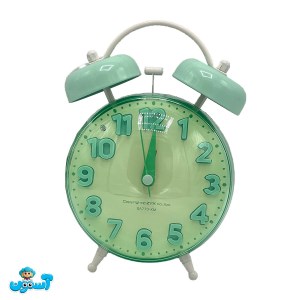 ساعت رومیزی فلزی سبز 23-35872