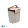 ظرف غذا دو تیکه بگ دار کرم
