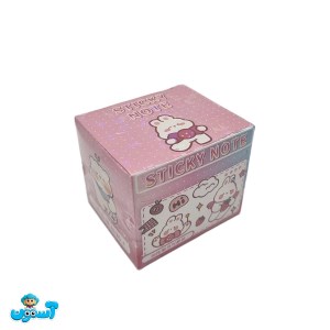 استیکر اسم رولی طرح خرگوش صورتی 2785
