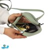 کیف دوشی کیفت مدل نیم طلقی کرم پاستلی 6112