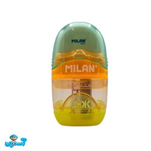 تراش پاک کن تک سوراخ سبز زرد میلان 4701116