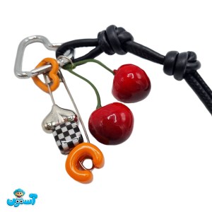 چارم بگ طرح گیلاس مشکی