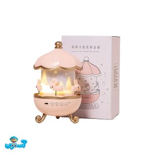 چراغ خواب پروژکتور خرگوشی مدل WH-E11 موزیکال