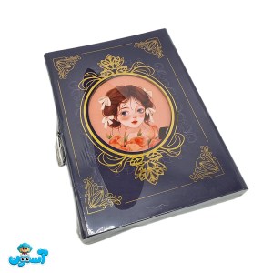 دفتر خاطرات قفل دار طرح دختر 707