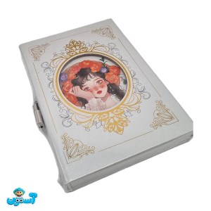 دفتر خاطرات قفل دار طرح دختر 707
